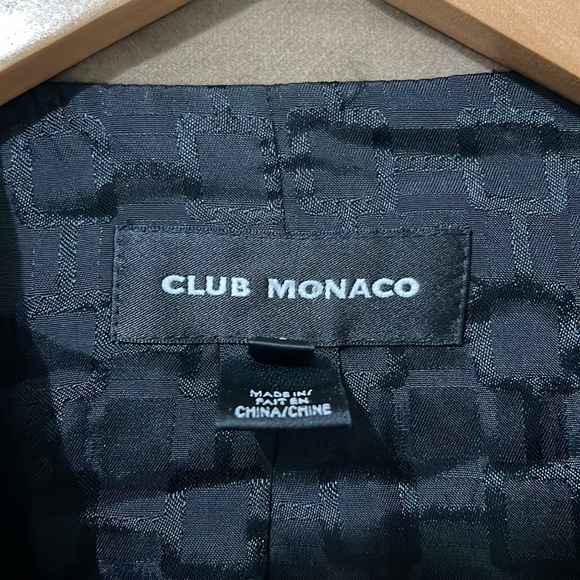 Club Monaco Women's Brown Velvet Blazer Jacket Size 0 - Picture 5 of 8